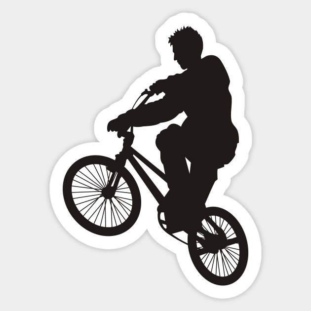 Rider sticker outlet for bike
